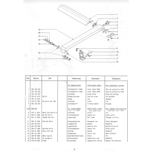 Knurled screw - position 3