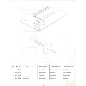 Hexagonal nut M6 DIN934-6
