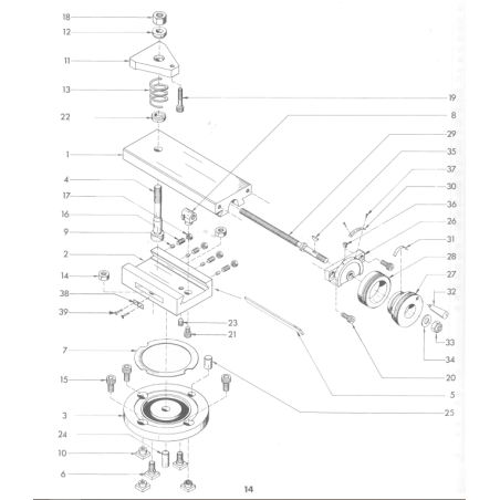 Lead screw metr. - Position 29
