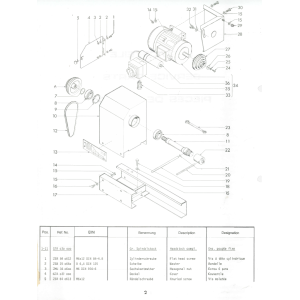 Center point  M33x3   DB5/DB6/DB7 - Position 22
