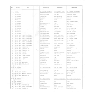 Support leg comp. position 40-50