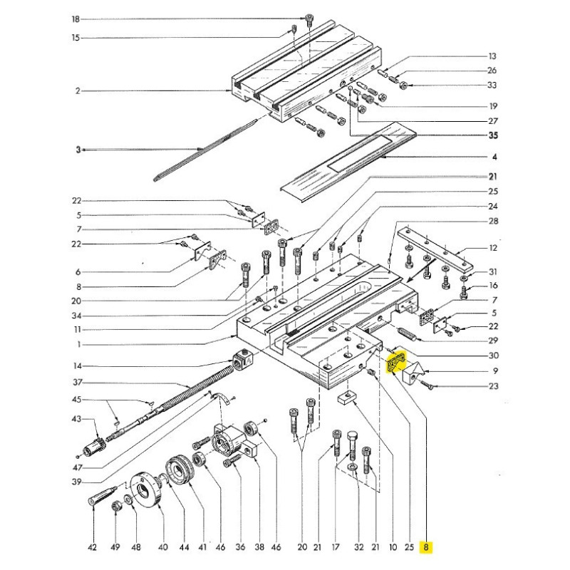 EMCO ABSTREIFFILZ - Position 8.