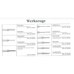 DREHRÖHRE - 15 mm breit, zum Formendrehen
