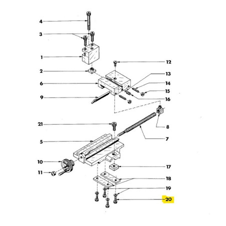 Allen head screw M4x10