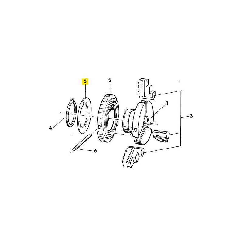 Disc spring 46,5x30,5x0,6