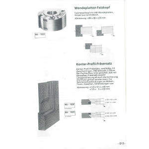 EMCO KONTERPROFILSET HSS 125 x 9.5 x 30 mm  Z - 2 und 125 x 6,0 x 30 mm, Z -  2