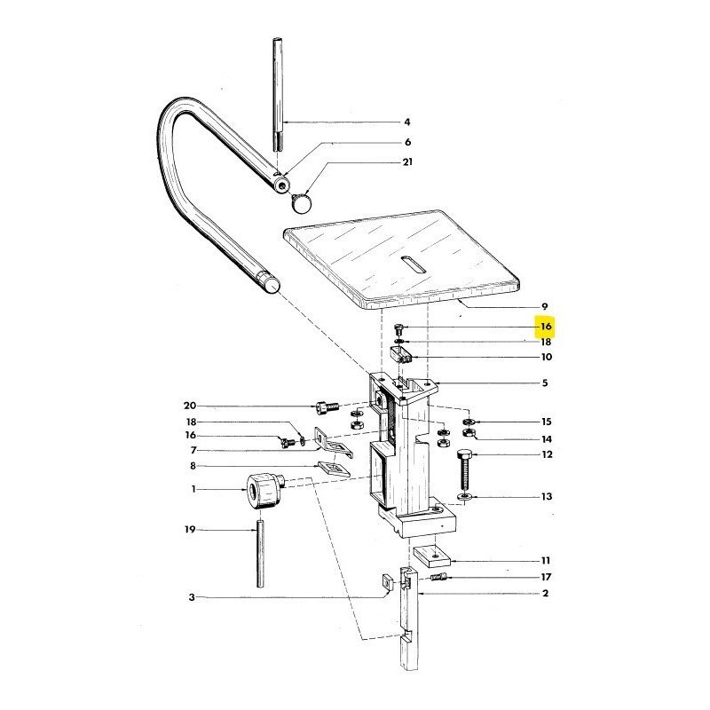 Flat head screw M4x6 DIN 84-4.8
