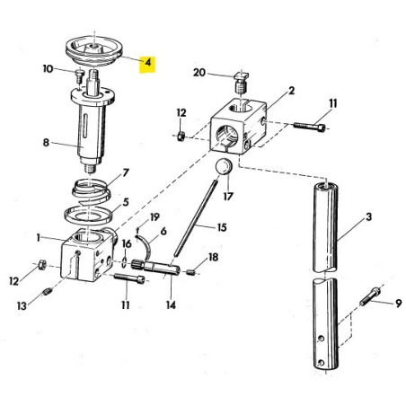 Pulley for Unimat 3 Verticale
