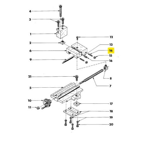 Set screw  M4x16 DIN553-5.8