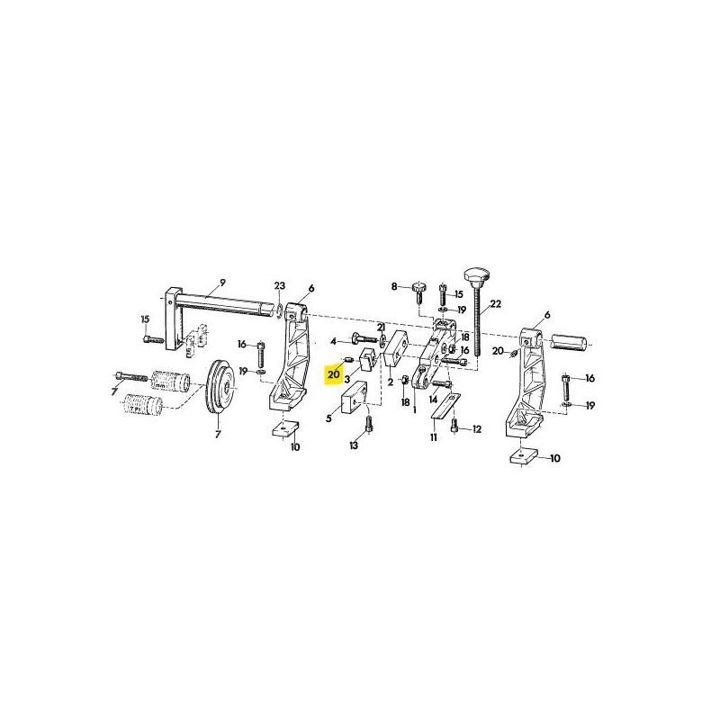 Set screw  M6x8 DIN913-45H