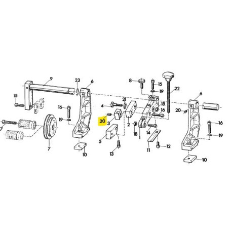 Gewindestift  M6x8 DIN913-45H