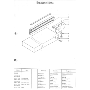 ANSCHLAGPROFIL - 120cm - Position 2