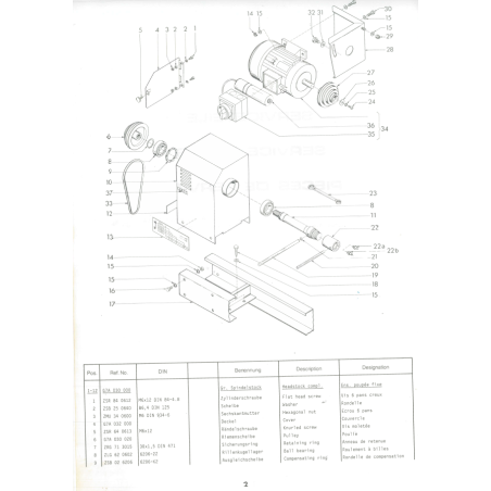 Hexagon head bolt M8x16