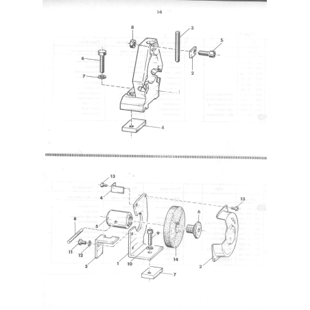 Grinding table