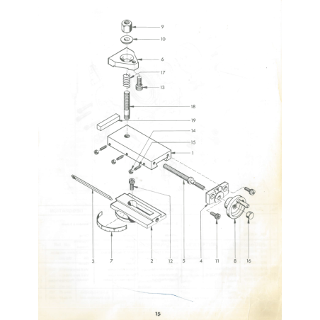 Tool base - Position 3
