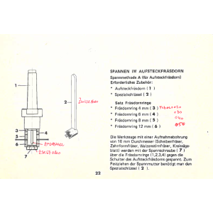 EMCO SCHLÜSSEL F. FRÄSDORN FB 2