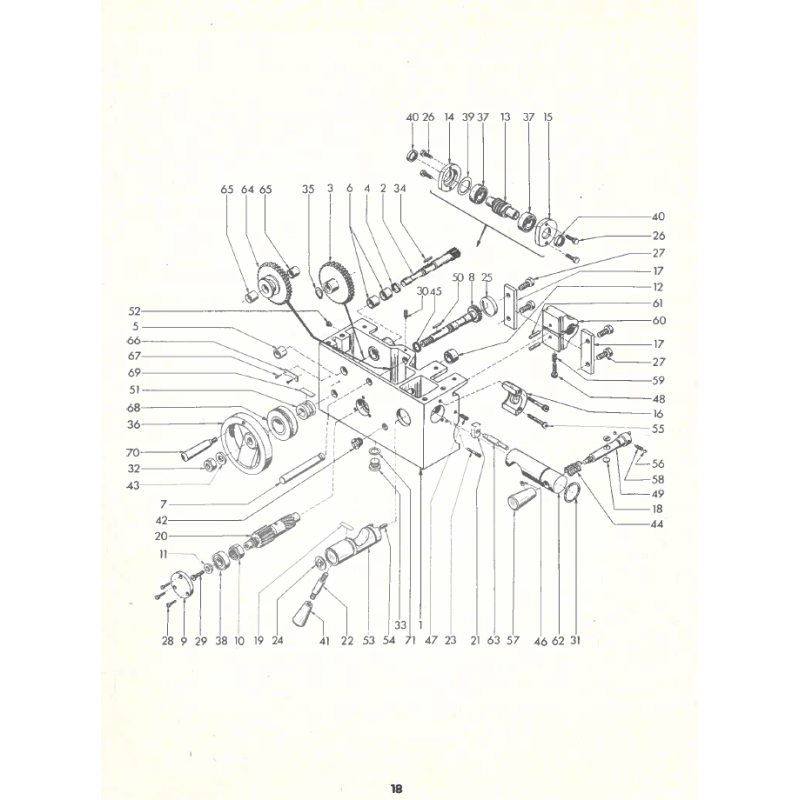 Handle  M8/65x23 601/65+x-M8 Position 70.