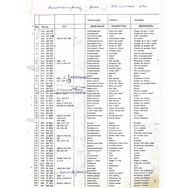 Locking section - Positon 40