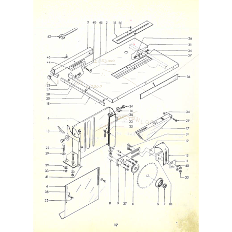 Auxiliary fence - Position 44
