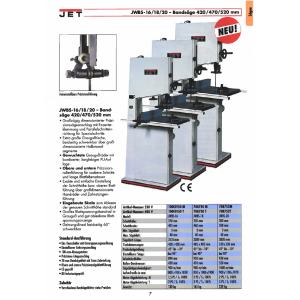 JET-BANDSÄGEBLATT JWBS-16/3135x13x0,6