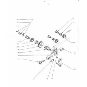 Feed spring - Position 8.