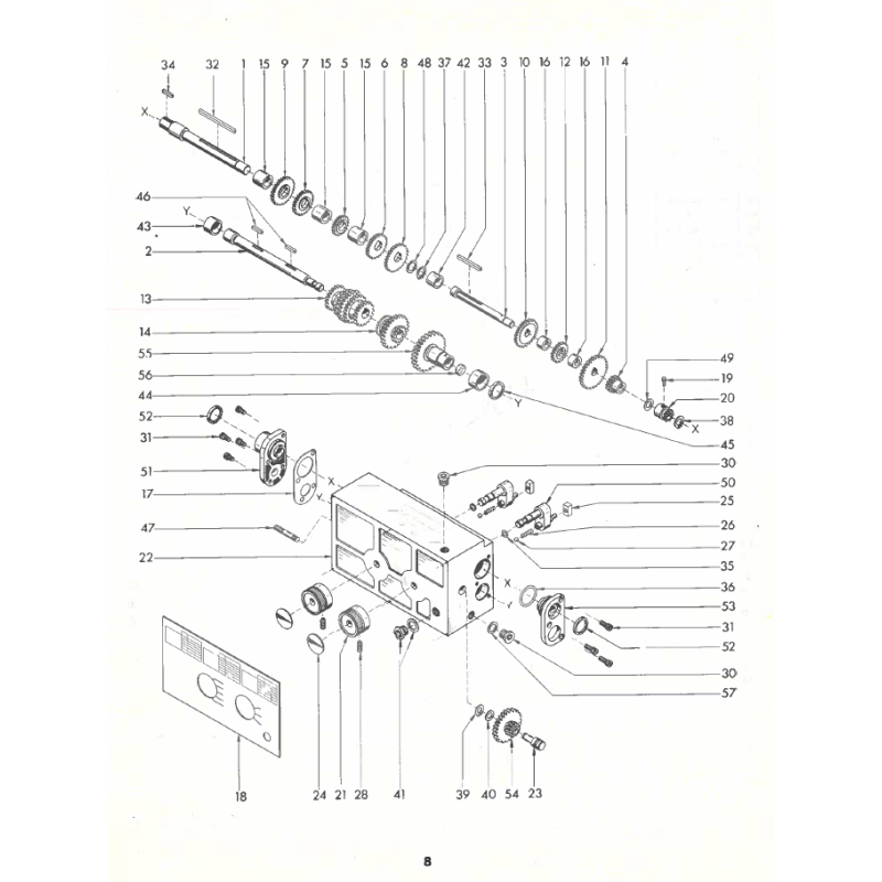 Schiebezahnrad B - Position 14.