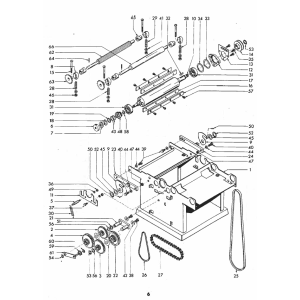 EMCO Cutter HSS 1 pair = 2 pcs. 263x25x3mm = 627100 - Position 16.