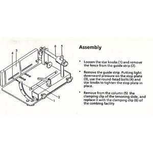 EMCO The combing facility, Accessory for tenoning slide -  591140