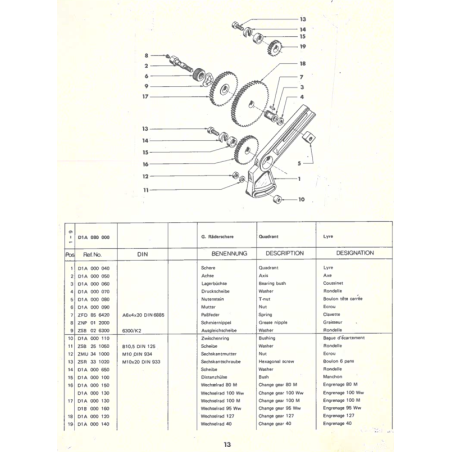 Nut M 10 - Position 12.