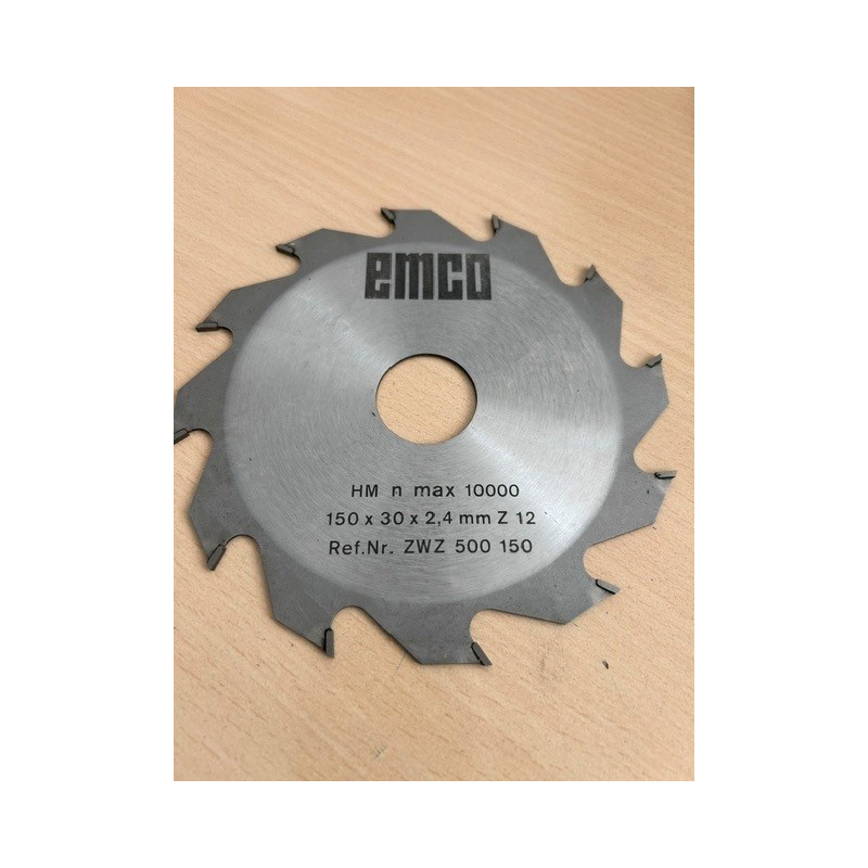 Hartmetall-Sägeblatt  HM 150 x 30 x 2,4 mm Z12