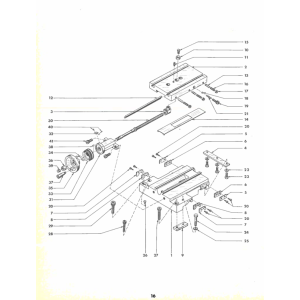 BETTLEISTE HINTEN 6.3 x 104 mm beim Querschlitten