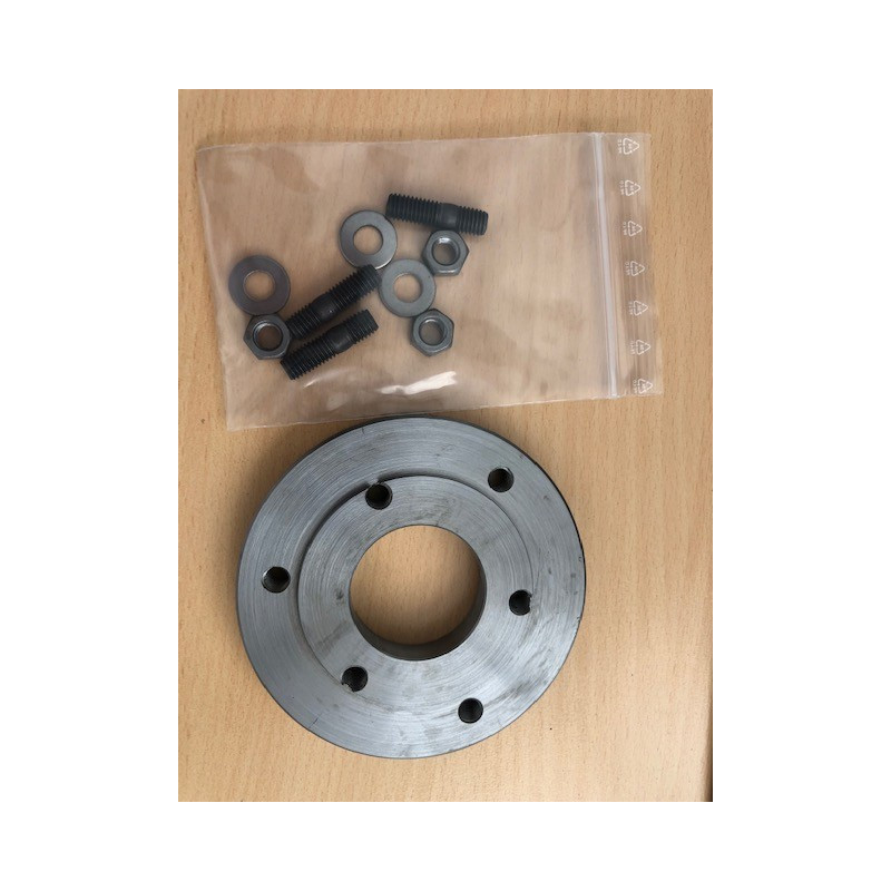Zwischenflansch Compact 8 DM 100, ZR 70, LK 83 M8 für TOS Drehfutter 100/3