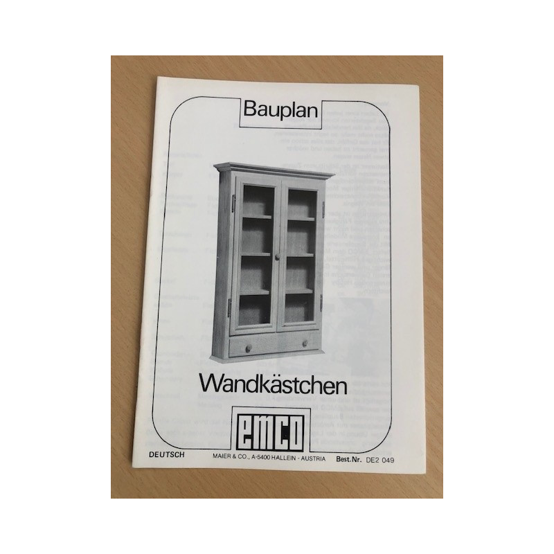uilding Instructions Mini Wall Cabinet