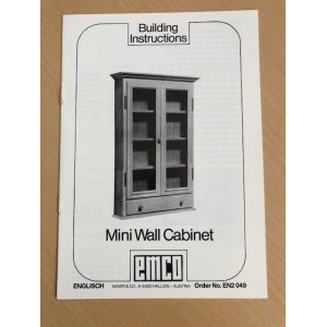 uilding Instructions Mini Wall Cabinet