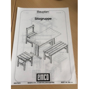 Bauplan Sitzgruppe