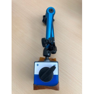 Magnet-Messstativ mechanische Zentralklemmung Magnes 60 Kg. M8  59x50x55mm, Gesamthöhe 345 mm