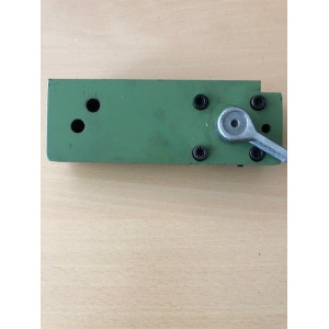 SCHLOßPLATTE incl. Gr. Schloßhebel für Emcomat 8.4/8.6 - Farbe grün