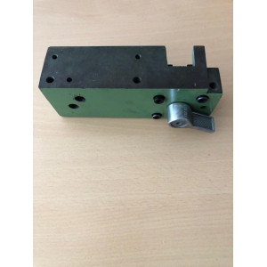 SCHLOßPLATTE incl. Gr. Schloßhebel für Emcomat 8.4/8.6 - Farbe grün