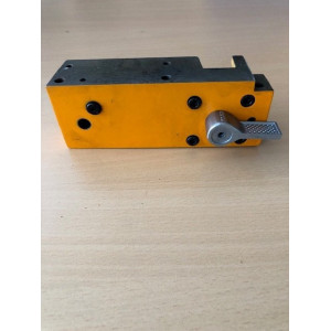 SCHLOßPLATTE incl. Gr. Schloßhebel und Zwischenrad für Compact 8 - Farbe orange - AU