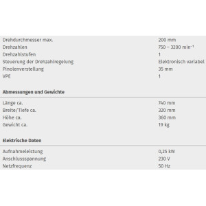 Drechselbank - DB 305