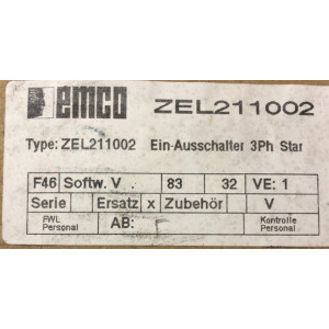 EIN-AUSSCHALTER 3PH Emco STAR