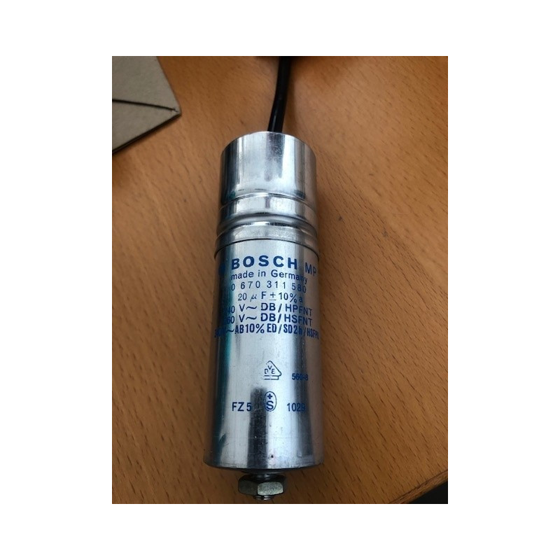 KONDENSATOR 20µF 100V 60 HZ - Vertikale Compact 5/ Star 2000